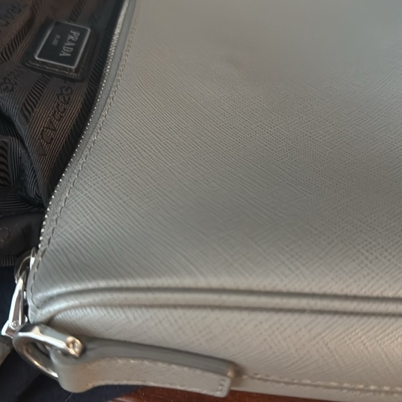 Prada Gray Women's Bag with Matching Wallet - Picture 9 of 17